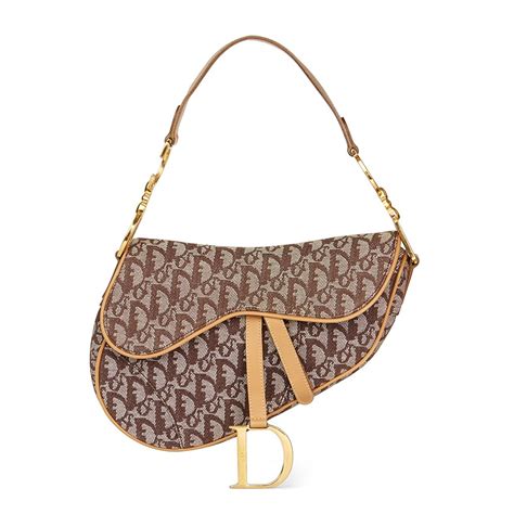 baby dior saddle bag|dior saddle bag vintage brown.